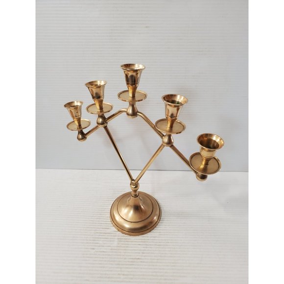 Vintage candelabra candle holders/ 5 arm candelabras/ candelabra perfect for - Picture 7 of 10